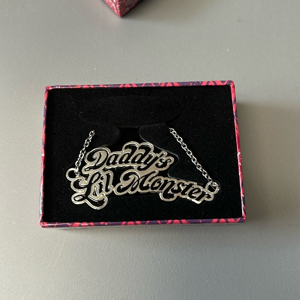 Suicide squad, Daddy’s Little Monster necklace